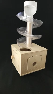 Lovevery Slide and Seek Box w/ multiple openings Cognitve Dev  age 1+ No balls - Image 1 of 4