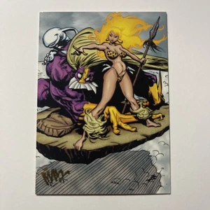1996 Wildstorm The Maxx Bret Blevins Julie Winters Jungle Queen Comic Card #72 - Picture 1 of 2
