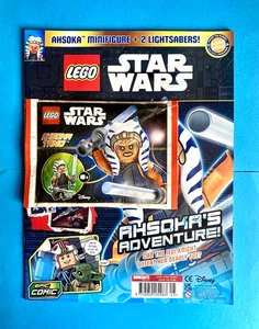 LEGO STAR WARS MAGAZINE #125 AHSOKA TANO MINI FIGURE + 2 LIGHTSABERS 2025 NM - Picture 1 of 6