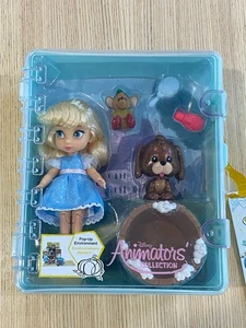 Neu im Karton Disney Animators' Collection Cinderella Mini 5" Puppe Spielzeug Spielset Bruno Gus - Bild 1 von 8