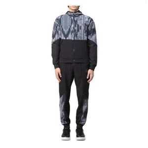Emporio Armani EA7 Herren Trainingsanzug - Schwarz/Grau - Gr. M - US. M - Picture 1 of 7