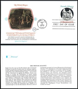 1978 French Alliance Franklin 13c Sc 1753 FDC with Fleetwood cachet York PA (T1 - Picture 1 of 1