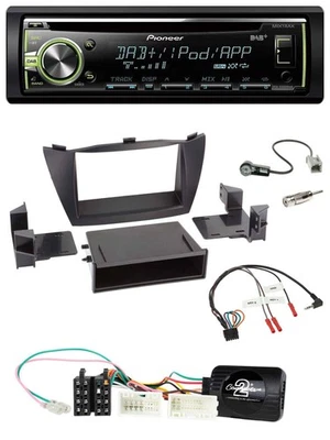 Pioneer DAB USB MP3 Lenkrad CD Autoradio für Hyundai ix35 2010-2013 schwarz - Bild 1 von 4