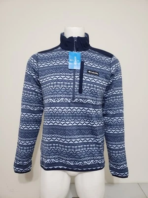 Columbia Men's Sweater Weather Printed Half Zip II Pullover Size M - Image 1 of 4