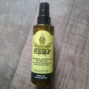 BODY SHOP " HEMP " Nourishing & Protecting Dry Body Oil - 125 ml - Discontinued - Picture 1 of 7