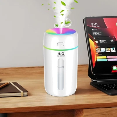 250ML Mini Luftbefeuchter mit Nachtlicht für Schlafzimmer Kinder Pflanzen - Bild 1 von 4