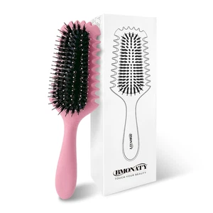 Curl Defining Brush, Boar Bristle Hair Brush Gifts for Women and Men – Shape, Vo - Picture 1 of 12