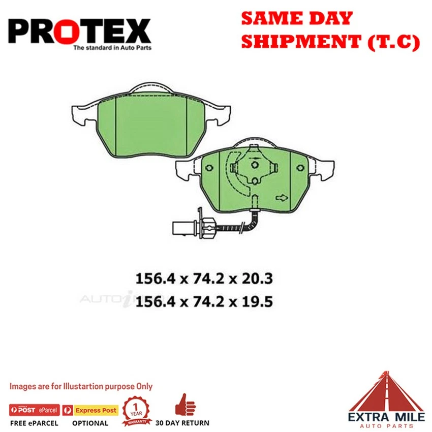 Ceramic Brake Pad Set Front For Audi A6 3.0 Quattro C5 162kw Petrol 2002- 05 - image 1 of 1