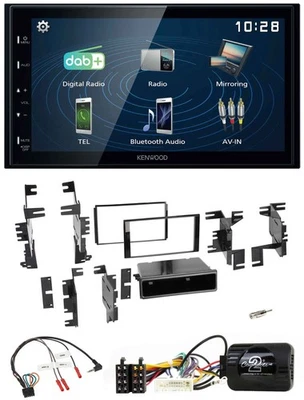Kenwood 2DIN Bluetooth Lenkrad USB DAB Autoradio für Nissan Quest Titan Versa No - Bild 1 von 4