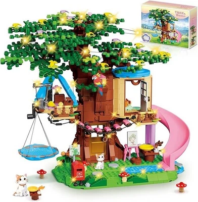 WishaLife 731 Pieces Friends Tree HouseBlock Toys 6-12 yr - Image 1 of 4