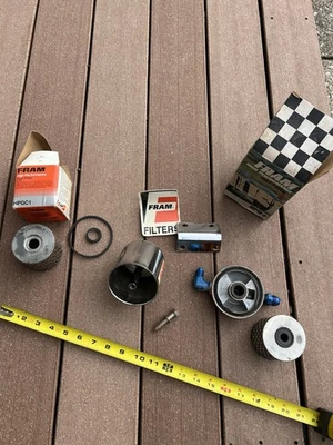 Fram HPG-1 Filter Fuel Sediment Filter Chrome Single Port High Performance - Image 1 of 4