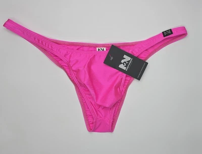 N2N Bodywear мужчин бразильский блестящий Boykini плавать бриф размер XL ярко-розовый - новый с Ярлыками - Изображение 1 из 4