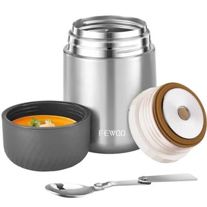 Food Jar - 20oz Vacuum Insulated Soup Container, Stainless Steel Lunch Box fo... - Picture 1 of 7