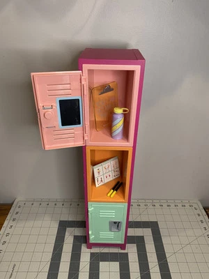 American Girl Doll Truly Me 18-inch Doll Colorful Cubbies Locker Playset - Image 1 of 4