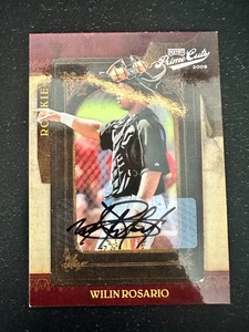 2008 Playoff Prime Cuts /249 Wilin Rosario #135 Auto - Picture 1 of 2