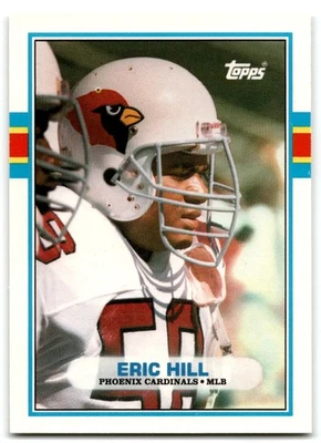 1989 Topps Traded Eric Hill Rookie Phoenix Cardinals #87T - Image 1 of 2