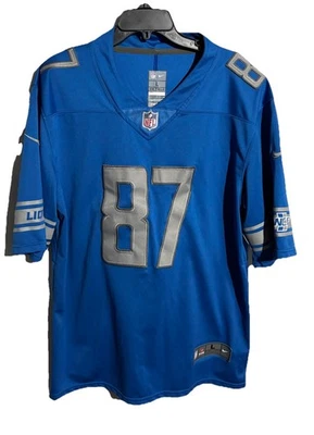 Nike NFL Jersey #87 Mens Sz L Detroit Lions WFC Blue Sam LaPorta - Image 1 of 4