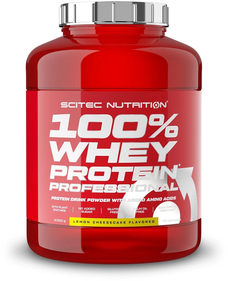 Scitec Nutrition 100% Whey Protein Professional, 2350 g Dose, Zitronen-Käsekuche - Bild 1 von 1