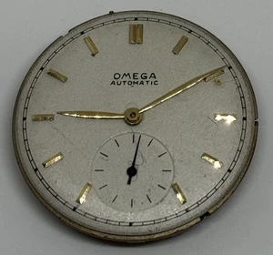 Movimiento Automático Omega 17 Joyas Suizo Circa1950s/Funciona pero Puede Necesitar Servicio - Imagen 1 de 20