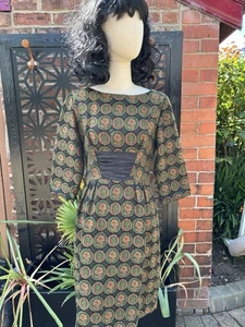 Ladies Vintage 1950's alice edwards "Italians" Dress 10 - Picture 1 of 5