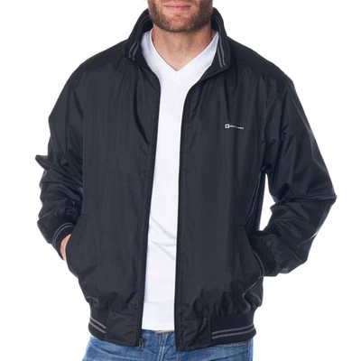 Alpine Swiss Mens Lightweight Bomber Jacket Casual Windbreaker Varsity Coat - Image 1 of 4
