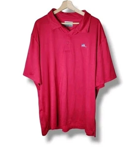 NWT Ocean & Coast Performance Polo Shirt 3XLT Red Stretch USA Flag Logo - Picture 1 of 8