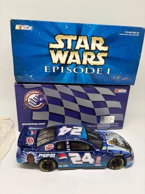Star Wars Episode 1 #24 Jeff Gordon NASCAR 1:24 Action Diecast Car 1999 Limited - Image 1 of 4
