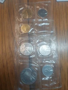 1966 Austria Proof 9 Coin Set Sealed 2 Silver Proof coins Low Mintage of 1,765 - Picture 1 of 4