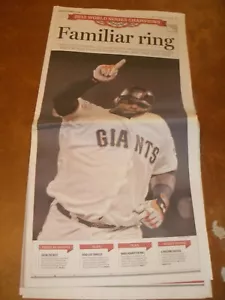November 2012 Bay Area News Group Special Section - Giants Win 2nd World Series - Picture 1 of 2