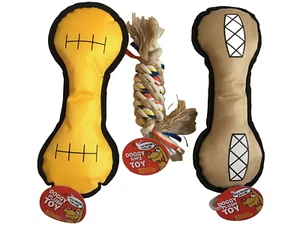 3 pz giocattoli di corda per cani e peluche per cani di piccola taglia media giocattoli da masticare nuovi - Foto 1 di 2