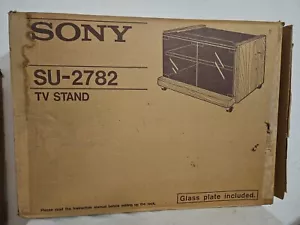 Vintage Sony SU-2782 Retro TV Stand Rare Offering Exclusive - Picture 1 of 9