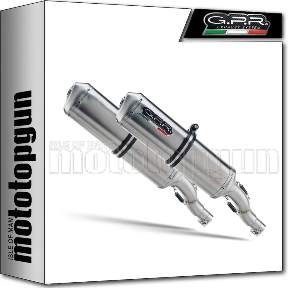 exhaust only stainless steel gpr for ducati monster 400 1999 99 2000 00 2001 01 - Image 1 of 3