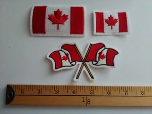 3 rare TEAM CANADA OLYMPICS HOCKEY CANADIAN ROOTS VARSITY JACKET PATCH CREST - Picture 1 of 1