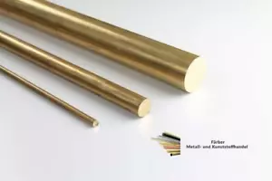 Messing Rund MS58 Ø 2-14mm Länge wählbar CuZn39Pb3 Rundmaterial Rundstange 02 - Bild 1 von 1