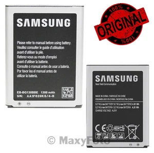 SAMSUNG NEW BATTERIA ORIGINALE EB-BG130BBE 1300mAh PILA LITIO PER GALAXY YOUNG 2 - Foto 1 di 3