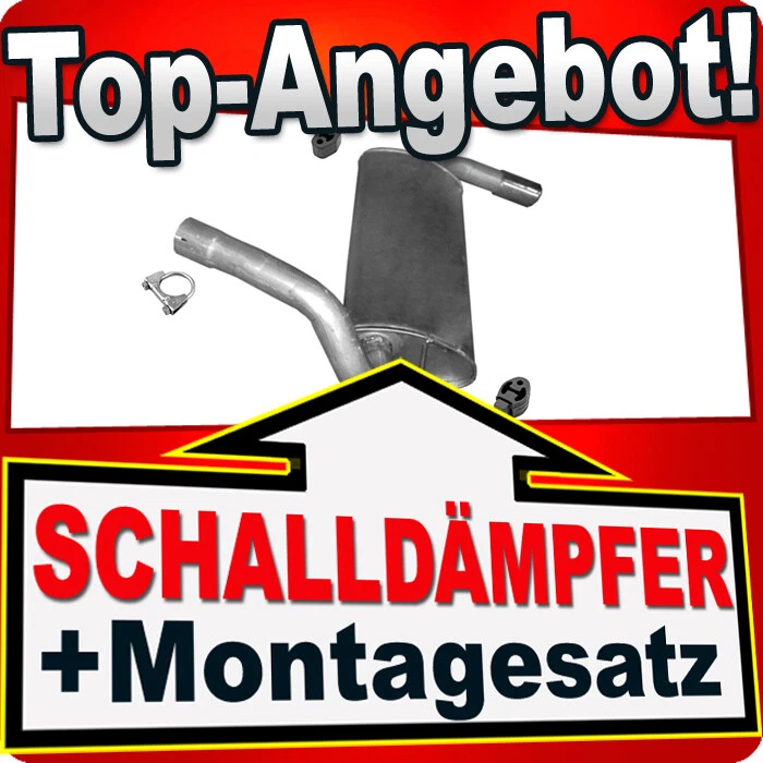 Silencieux d'échappement pour Ford Focus III 2.0 TDCi hayon incliné 2011-2016... - Photo 1/1