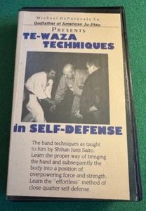 Te-Waza Techniques in Self-Defense (Michael DePasquale Sr.) VHS + FREE DVD - Picture 1 of 2