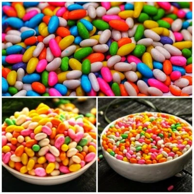 Semillas de hinojo recubiertas de azúcar/caramelo de hinojo/sauna recubierta de azúcar, ambientador bucal Foto 1 de 4