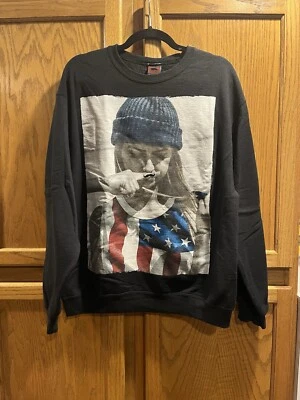 Sudadera Tony Hawk Niña Con Bigote Vintage Gráfico Negro Halcón Talla Grande Foto 1 de 4