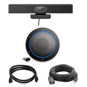 Professional HD Webcam | Professional Speakerphone & Conference Room Cable Kit - Picture 1 of 12