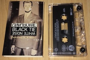 David Bowie schwarze Krawatte weiß Rausch Kassette Single 6 Tracks 1993 Savage Records - Bild 1 von 2