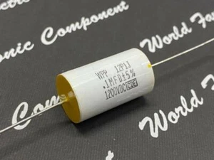 1pc Cornell Dubilier (CDE) WPP 0.1uF 1200V 5% WPP12P1J Axial Film Capacitor - Picture 1 of 3