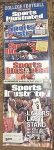 Vintage Sports Illustrated 2004 Lakers Kobe Piston Wallace Magazine Lot of 5 - Picture 1 of 7