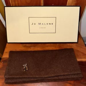 Jo Malone 100% Cashmere Brown Clutch Bag - Boxed - Picture 1 of 6