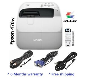 EPSON 470W SHORT THROW PROJECTOR ( 6 Months Warranty)