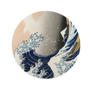 Slipmata gramofonowa 30,5 cm – Great Wave Kanagawa Antypoślizgowa gumowa mata - Zdjęcie 1 z 6