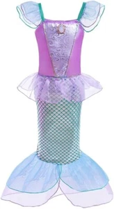 Mermaid Princess Costumes Dress Fancy Party Summer Dress X352 - Picture 1 of 7