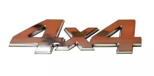 Ornamento Badge Emblem Logo REAR LADA NIVA URBAN 21214 CHROME "4x4" - Picture 1 of 5