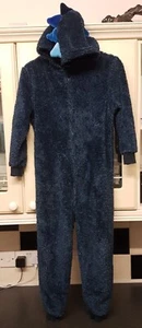 NEXT BOYS Sleepsuit Pajama 7-8yrs MONSTER DINO 128 cms  SLEEPWEAR Warm Qualily - Picture 1 of 8