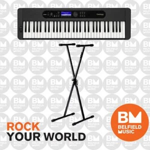 Casio CT-S410 Casiotone Digital Keyboard Black 61-Key w/ Stand - Belfield Music - Picture 1 of 3